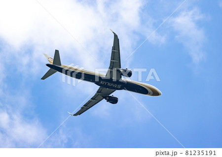 成田空港を離陸した旅客機 成田空港を離陸した旅客機 81235191