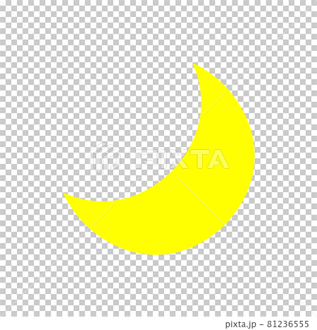 三日月のイラスト 81236555