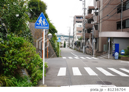 横断歩道の標識 横断歩道の標識 81236704