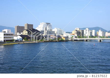 水の都松江の街並みの景色 水の都松江の街並みの景色 81237022