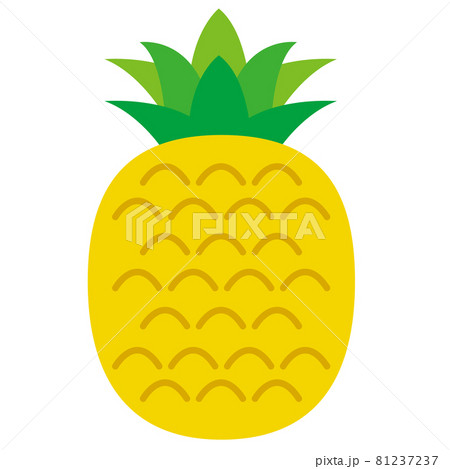 果物 パイナップルのイラスト素材