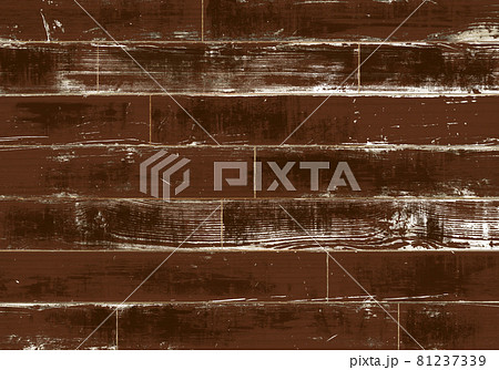 チョコレート＆カフェカラーがシックな、ヴィンテージ仕上げのフローリング 81237339