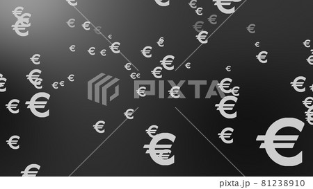 ユーロ　マーク　EURO　グラデーション　CG　背景　壁紙 81238910