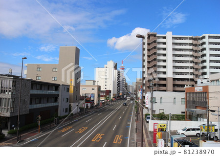 仙台市宮城野区　国道45号線周辺の市街地 81238970