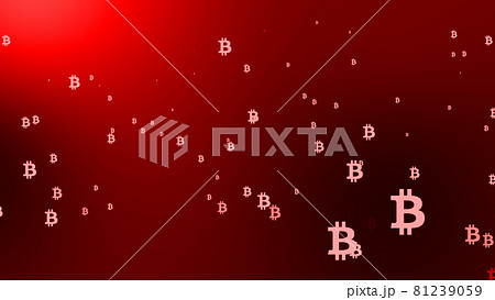 ビットコイン　仮想通貨　壁紙　暗号通貨　マーク　暗号資産　CG　背景 81239059