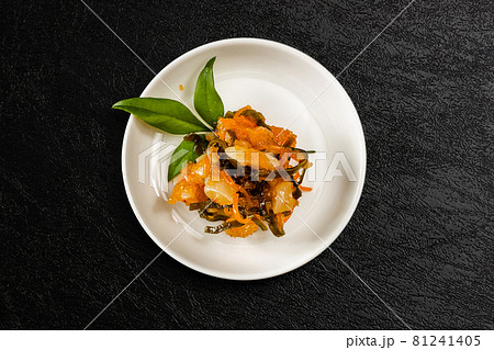 典型的なおせち料理　Japanese food  New Year dishes (OSECHI) 81241405