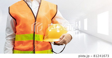 Construction business concept with civil engineer 81241673