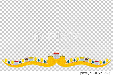 材料-可愛的房子（秋景）8-1 Beku 81248402