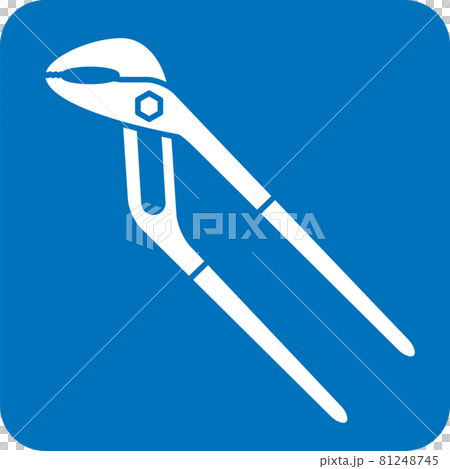 Water pump pliers pictogram 81248745