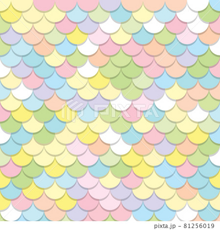 Fantasy mermaid scales pattern. Magic scales of a mermaid. 81256019