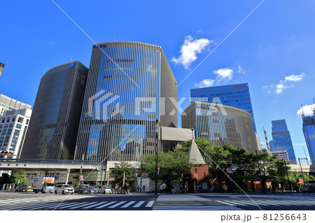 東京　有楽町の都市風景　有楽町マリオン 81256643