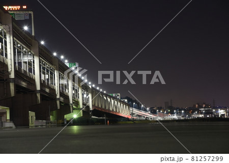 横浜港北ジャンクション 夜景 ネオン 横浜港北ジャンクション 夜景 ネオン 81257299