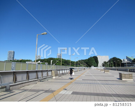 上野駅パンダ橋口付近の写真素材 上野駅パンダ橋口付近の写真素材