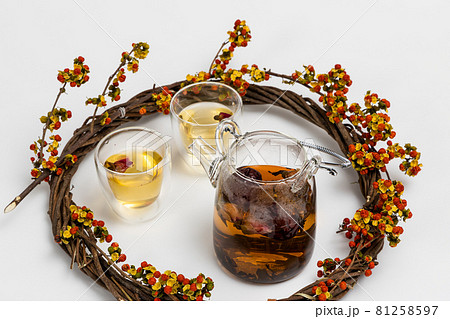 中国茶セット Set of the Chinese tea 81258597