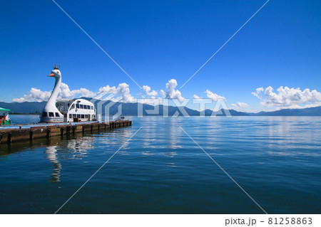 猪苗代湖・夏（福島県・猪苗代町・長浜） 81258863