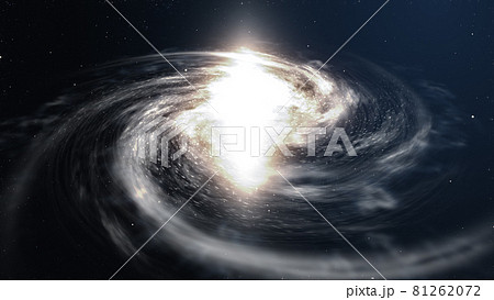 Spiral Twirl Galaxy Star Field in Space Background Spiral Twirl Galaxy Star Field in Space Background 81262072