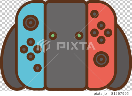 家庭用ゲーム機のコントローラーのイラスト素材 [81267995] - PIXTA
