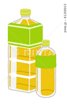 お茶のペットボトルのイラストのイラスト素材