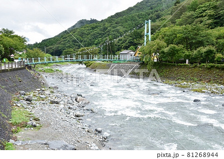 山梨県 道の駅どうしの川あそび場とかっぱ橋 山梨県 道の駅どうしの川あそび場とかっぱ橋 81268944