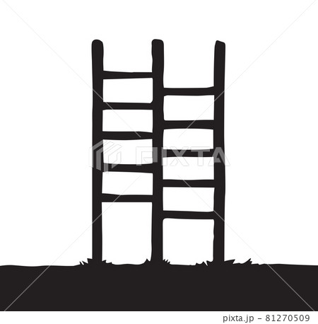 Vector drawing. Ladder Vector drawing. Ladder 81270509