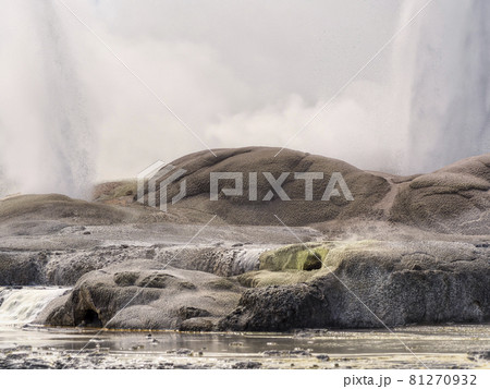 ニュージーランド テ・プイア ポフツガイザー間欠泉 Rotorua, New Zealand 81270932