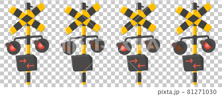 Railroad crossing set 81271030