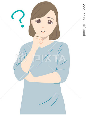 疑問に思う女性 81271222