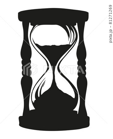 Hourglass. Vector drawing 81271269