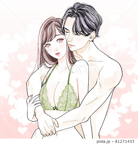 Love Love With Background Undressing Ver Stock Illustration
