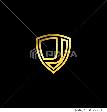 Luxury Gold Shield Logo Template