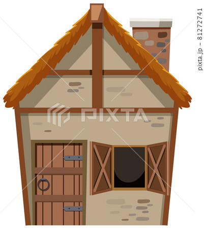 Isolated house on white background 81272741