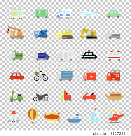 Vehicle color icon Heavy equipment Automobiles, etc. 81272814