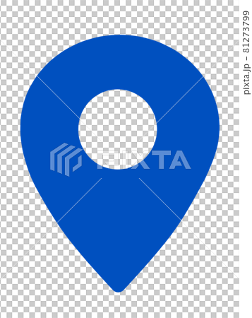 Illustration material of position mark on the map Illustration material of position mark on the map 81273799