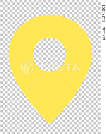 Illustration material of position mark on the map Illustration material of position mark on the map 81273801