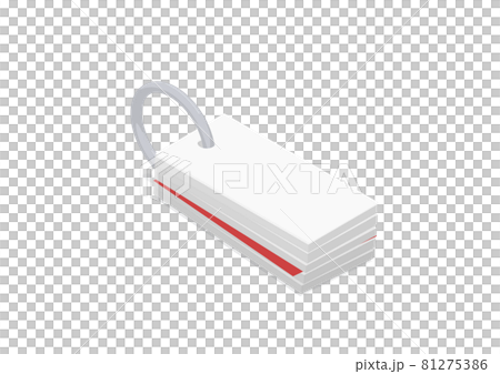 単語帳・単語カード・暗記のイラスト素材 単語帳・単語カード・暗記のイラスト素材 81275386