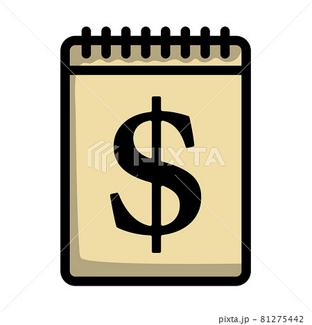 Dollar Calendar Icon Dollar Calendar Icon 81275442