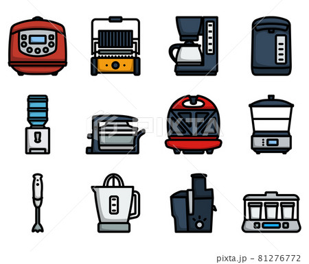 Kitchen Icon Set 81276772