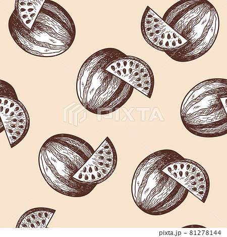 Seamles Pattern Of Watermelon 81278144