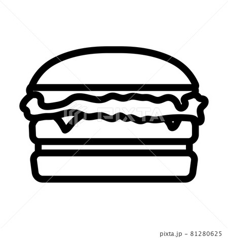 Icon Of Hamburger Icon Of Hamburger 81280625