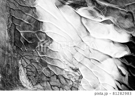black white abstract acrylic painting color texture on white paper background by using rorschach inkblot method black white abstract acrylic painting color texture on white paper background by using rorschach inkblot method 81282983