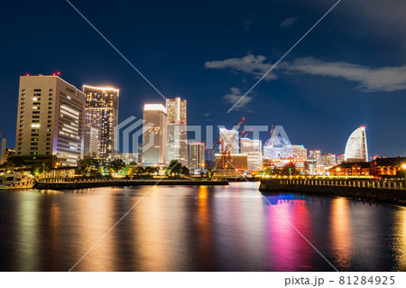 横浜ベイエリア 夜景 横浜ベイエリア 夜景 81284925