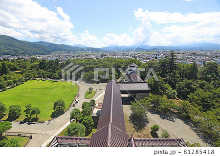 若松城の長屋と干飯櫓 81285418