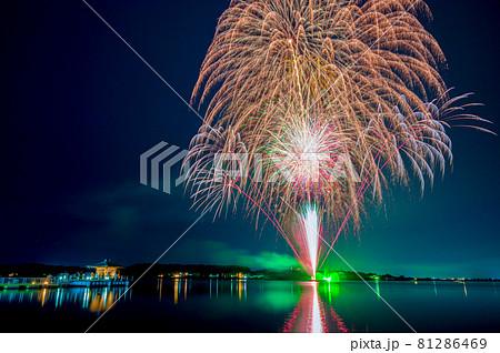 北陸加賀 片山津温泉 納涼花火まつり(2021年夏) 北陸加賀 片山津温泉 納涼花火まつり(2021年夏) 81286469