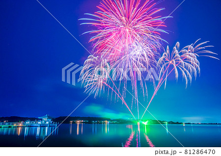 【色補正あり】北陸加賀 片山津温泉 納涼花火まつり(2021年夏) 【色補正あり】北陸加賀 片山津温泉 納涼花火まつり(2021年夏) 81286470