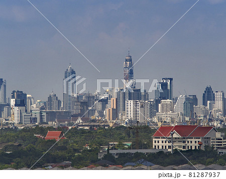 タイ・バンコクの高層ビル群 バイヨークタワー2 / Bangkok, Thailand 81287937
