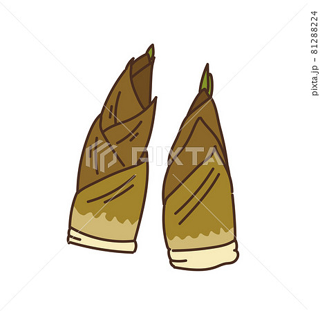 たけのこ 農産物 イラストのイラスト素材 8124 たけのこ 農産物 イラストのイラスト素材 8124