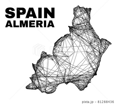 Net Irregular Mesh Almeria Province Map Net Irregular Mesh Almeria Province Map 81288436