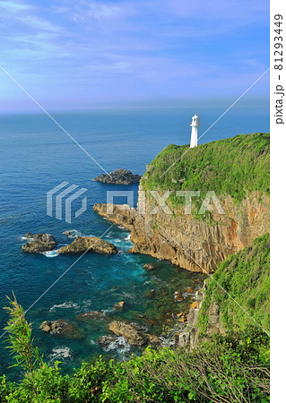 【高知県】晴天下の足摺岬 【高知県】晴天下の足摺岬 81293449
