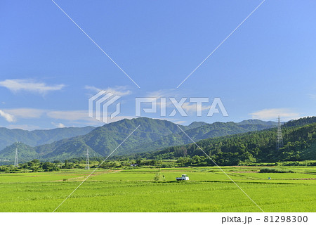 【秋田県八峰町】白神山地・麓の里山風景 【秋田県八峰町】白神山地・麓の里山風景 81298300