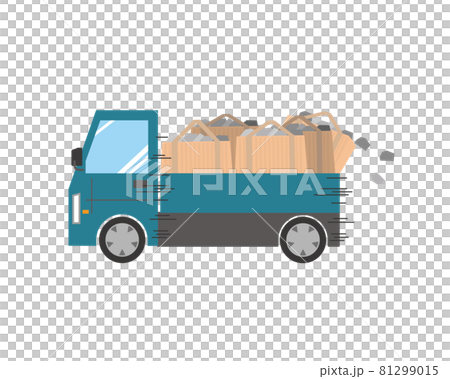 走行するトラックからの積み荷落下 81299015